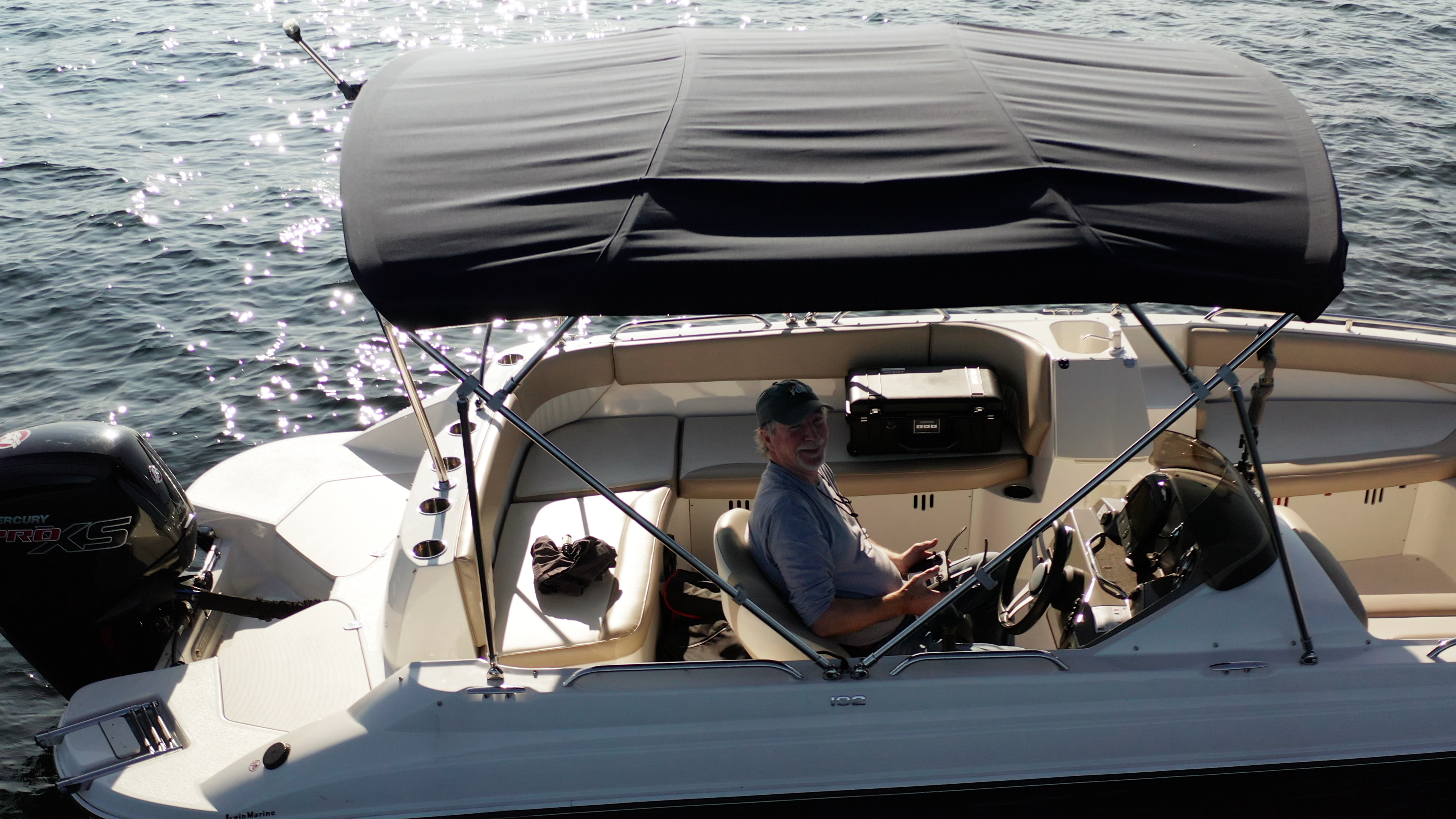 Steve with helicopter showing concierge service level